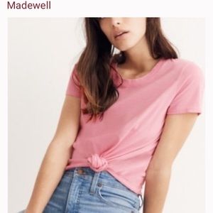 Madewell Knot-front Tee